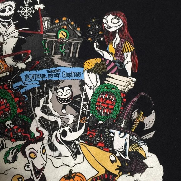 Vintage Disneyland Haunted Mansion Nightmare Before Christmas Sweatshirt - Picture 4 of 6